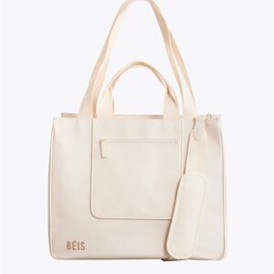 BEIS East To West Tote in Beige